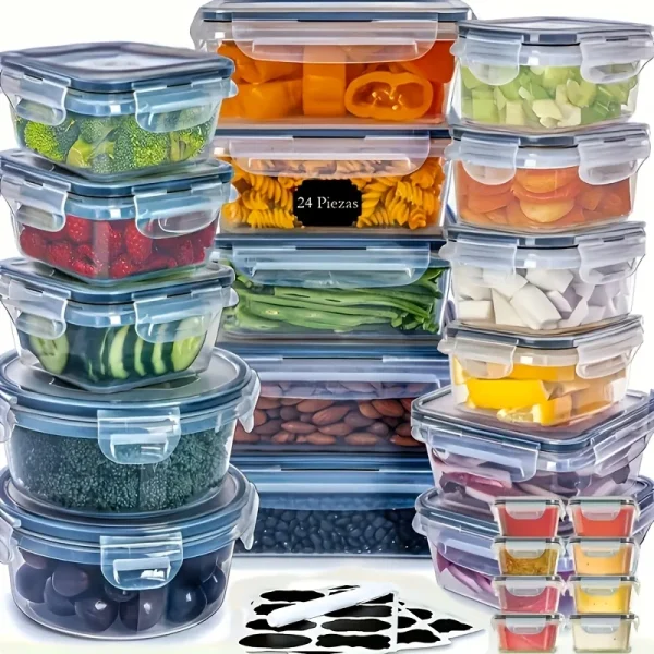 48-Piece Food Storage Containers Set
