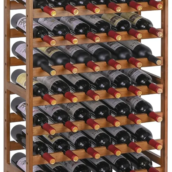 42 Bottle Bamboo Wine Rack