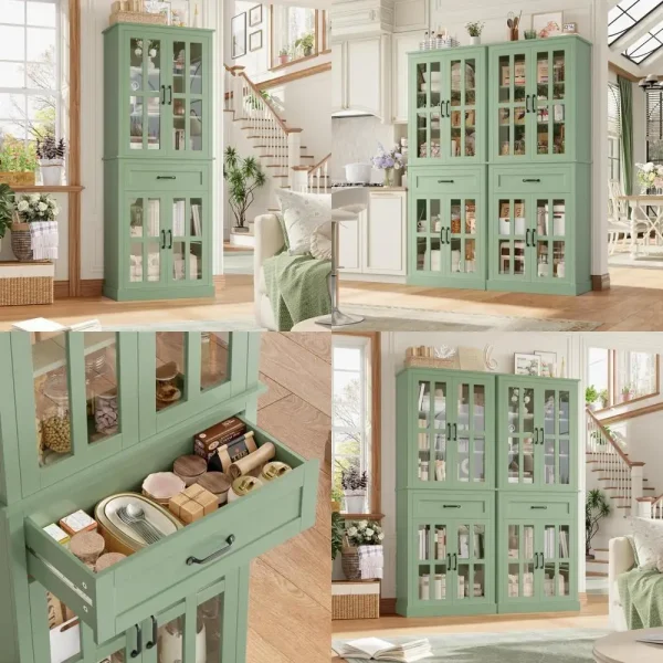 71 Inch Tall Freestanding Food Pantry